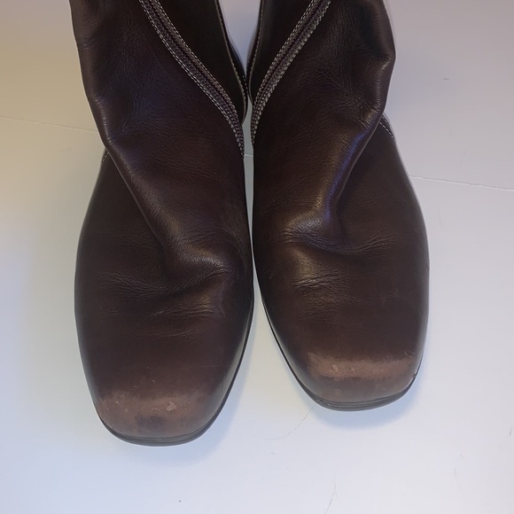 Bally “Tasche” Brown Leather Boots with Black Rubber Soles - Women’s Size 36 - Picture 5 of 9